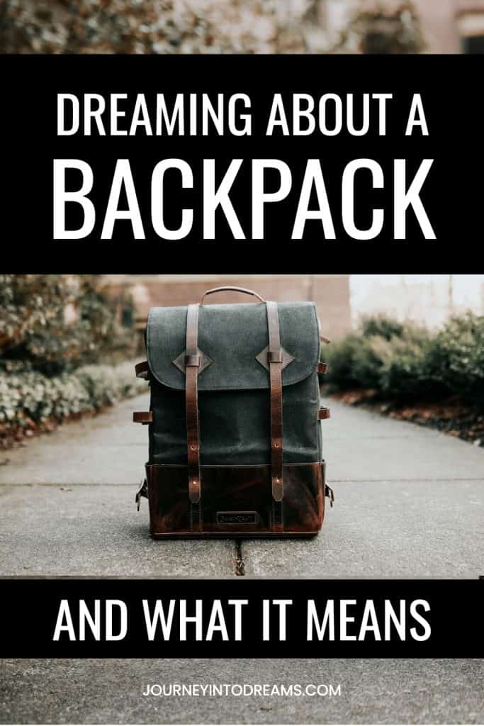 El significado de los sueños con mochilas y mochilas escolares. 4 Que significa soñar con una mochila