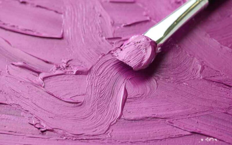 El significado y simbolismo del morado. 21 Pintura al óleo violeta