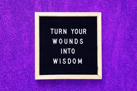Convierte las heridas en sabiduría